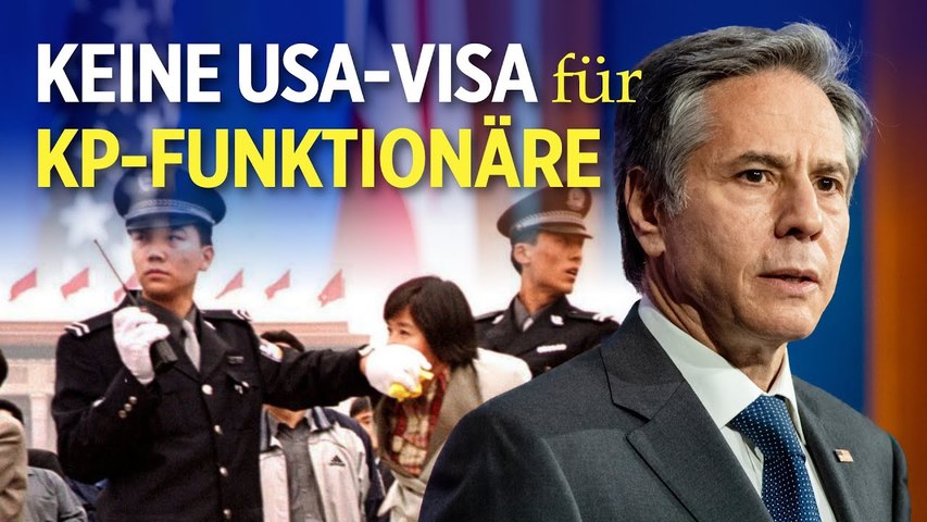 USA verhängen Einreiseverbot gegen chinesische KP Funktionäre
