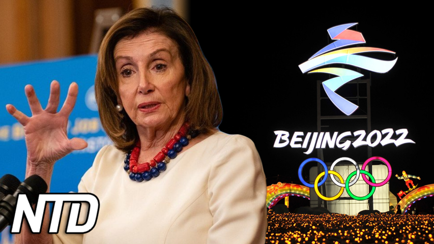 Pelosi talar ut om Peking inför OS | NTD NYHETER