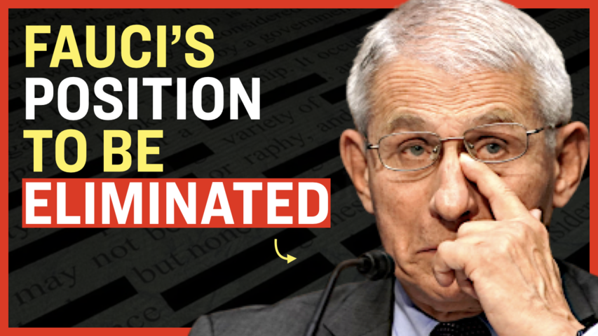 New Amendment Introduced to Eliminate Dr. Fauci’s Position To Prevent "Health Dictatorship" | Facts Matter