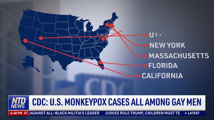 CDC Confirms 9 Monkeypox Cases in 7 States