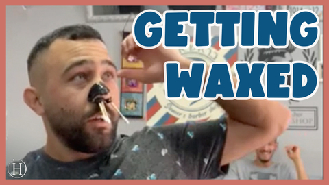 Guy Squirms and Screams While Getting Facial and Nose Hair Waxed | Humanity Life