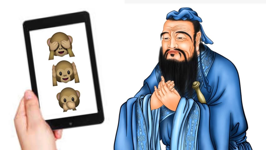 How Confucius Created Emojis 🙈🙉🙊