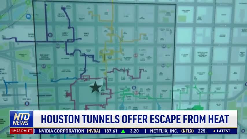 Houston Tunnels Offer Escape From Heat