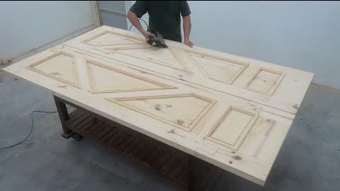 Ideas Creative Make a Main Door Extremely Beautiful and Simple - Woodworking Project Easy
