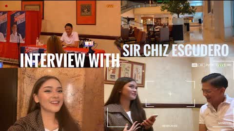 VLOG: 1 on 1 Interview with Sir Chiz Escudero | Raphiel Shannon