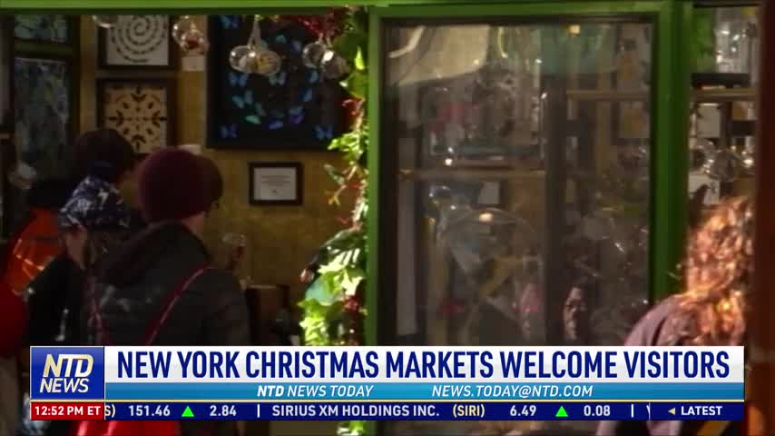 New York Christmas Markets Welcome Visitors