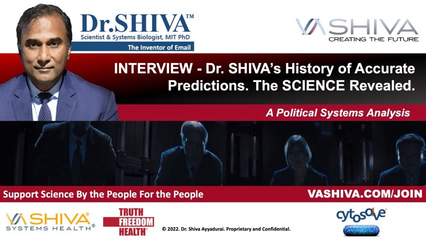 Dr.SHIVA LIVE: INTERVIEW - Dr. SHIVA’s History of Accurate Predictions. The SCIENCE Revealed.