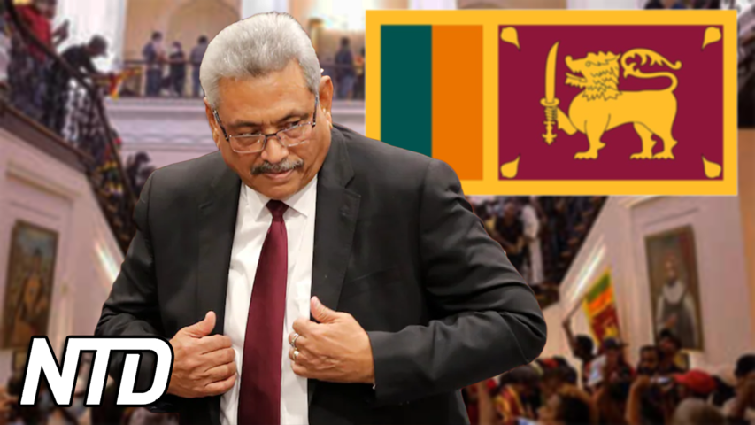 20220714 - Sri Lankas president flyr landet - export