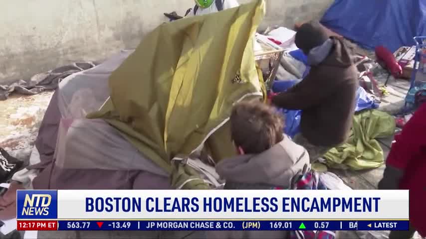 Boston Clears Homeless Encampment