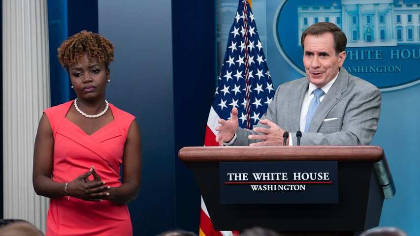 LIVE: White House Holds Briefing, Joined by John Kirby