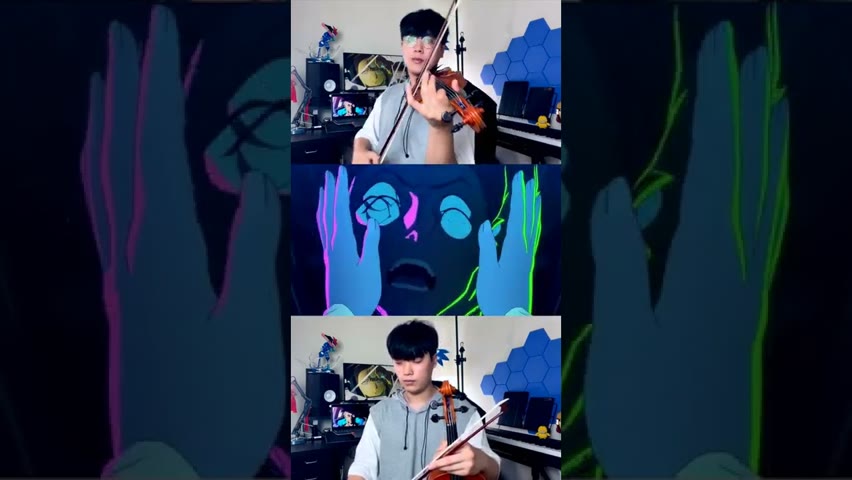 Cyberpunk: Edgerunners Insert Song 「I Really Want to Stay At Your House」 Violin Cover by BOY #shorts