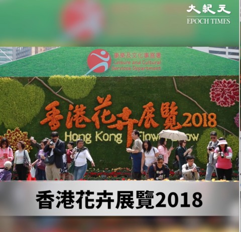 香港花展「心花放」 遊人盛讚