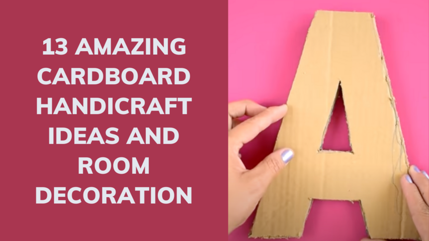 13 AMAZING CARDBOARD HANDICRAFT IDEAS AND ROOM DECORATION| DIY DIY| IDER ALVES