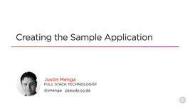 Creating the Sample Application - Introduction
