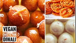 3 Vegan Sweets for Diwali || Homemade Indian Vegan Dessert/Sweets