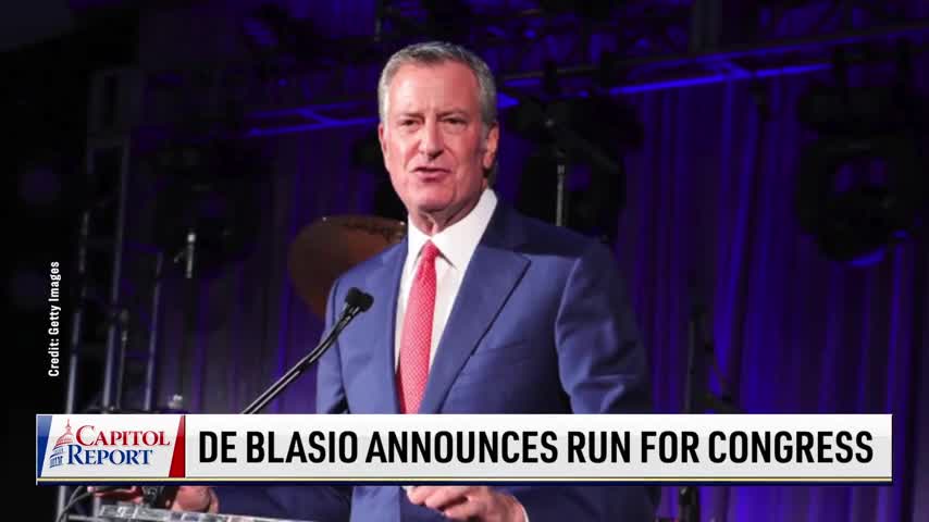 De Blasio Announces Run For Congress