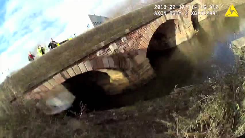 Bury Police Officer Jumps Into River to Save Drowning Man