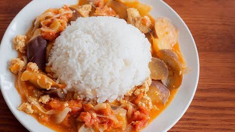 开胃番茄咖喱饭 tomato curry rice recipe