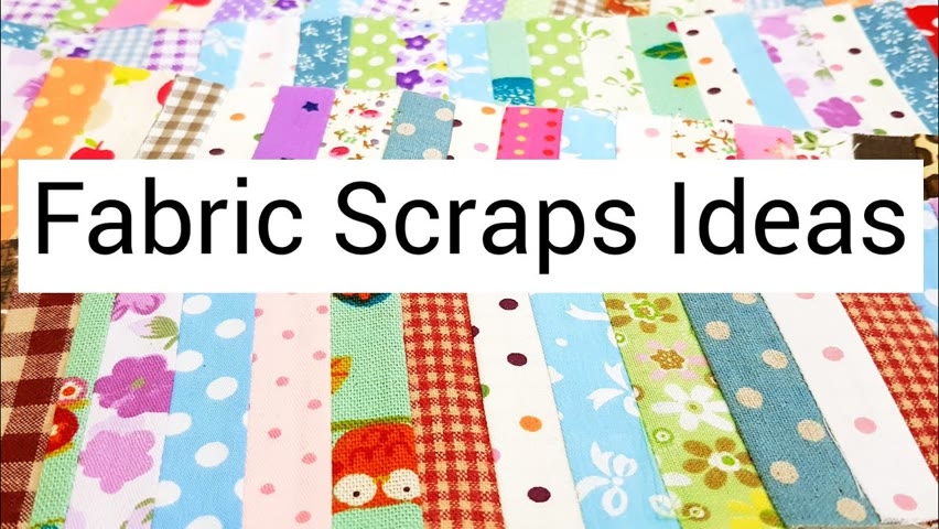 Have fabric scraps？Here's the way to use them up！ |如何运用碎布？#HandyMum【01】