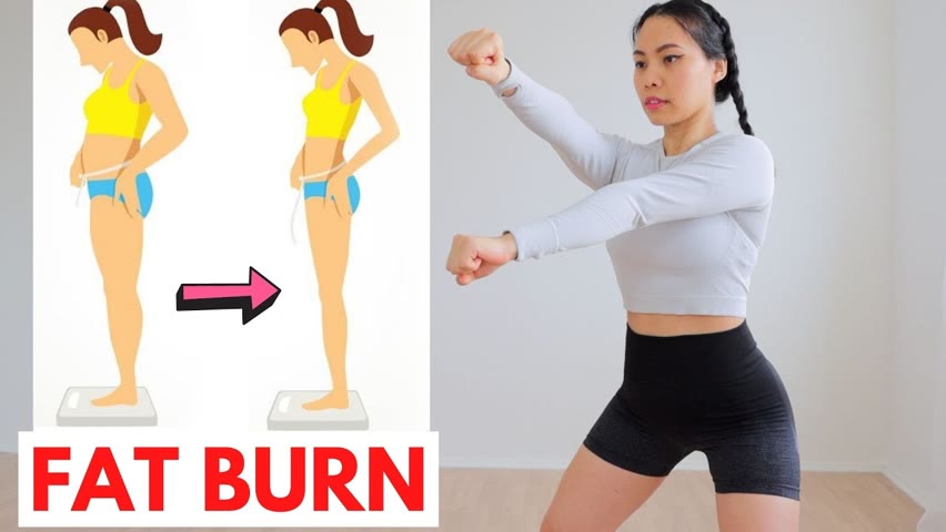 Fun Cardio HIIT & dance off belly fat, get abs & slimmer thighs, ideal workout for weight loss