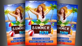 Create a Summer Party Flyer In Photoshop