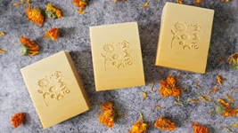 金盞花漸層母乳皂 - how to make the gradient handmade soaps with calendula infused oil - 手工皂