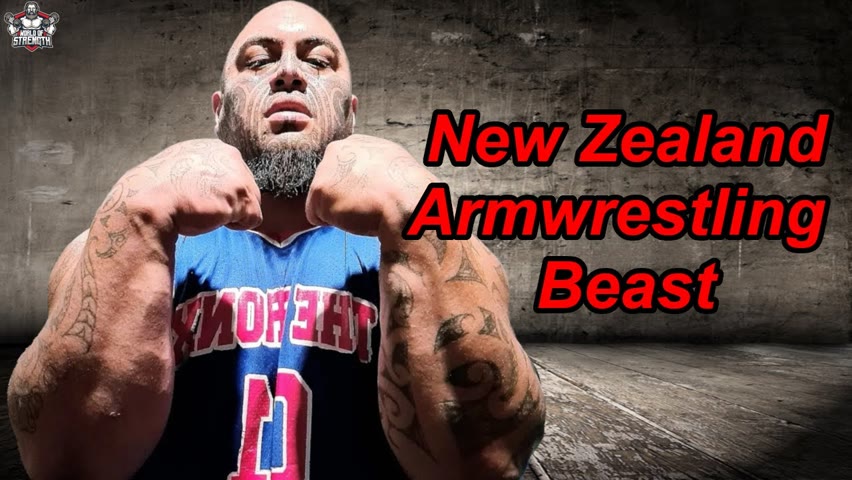 The New Zealand Armwrestling Beast Maateiwarangi Heta-morris