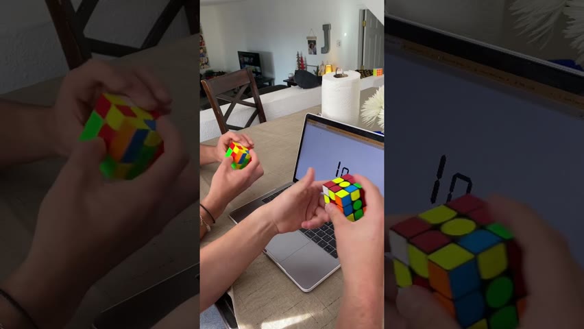 Brother Rubik’s Cube Race!!