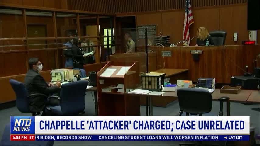 Chappellle 'Attacker' Charged; Case Unrelated