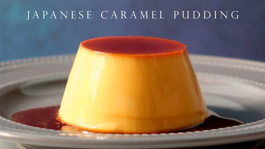 日式焦糖布丁 ┃Japanese Caramel Pudding