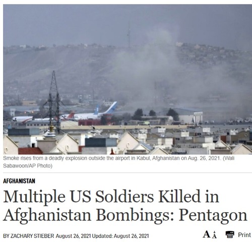 US Soldiers Killed in Afghanistan Bombings