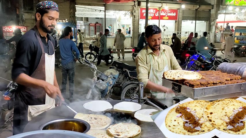 NONSTOP Kabab Paratha Roll | Ultimate Tawa kabab Roll | Street Food Karachi Pakistan