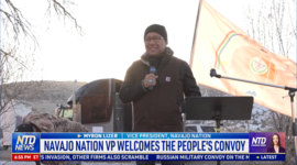 Navajo Nation Vice President Welcomes 'The People's Convoy'