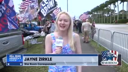 &quot;They&apos;re Ready For Trump 2024&quot;: Jayne Zirkle Live From Palm Beach MAGA Rally