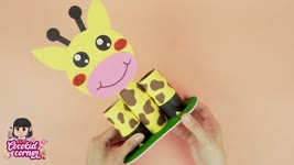 DIY Puppy Pencil Holder & Giraffe Pencil Holder From Toilet Paper Roll