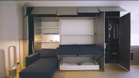 Fantastic & Smart Ideas for Your Small Apartment - Space Saving Furniture ▶ 7