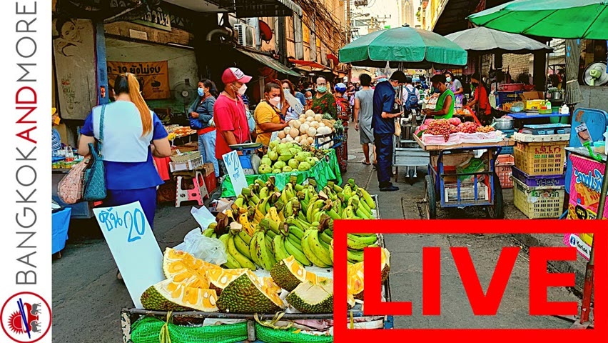 🔴 Live From BANGKOK | At The Morning Market...
