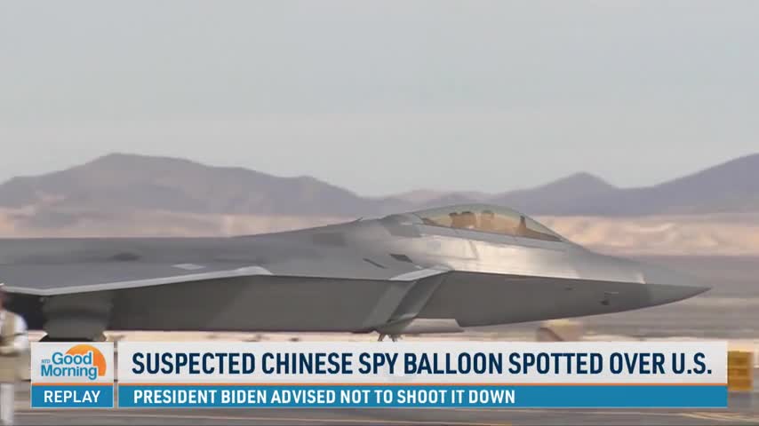 Suspected Chinese Spy Balloon Spotted Over US