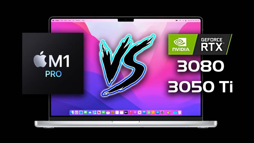 RTX 3050 Ti & 3080 vs M1 Pro MacBook Pro for Gaming!