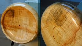 Woodturning:  Gorgeous Fiddleback Box Elder!