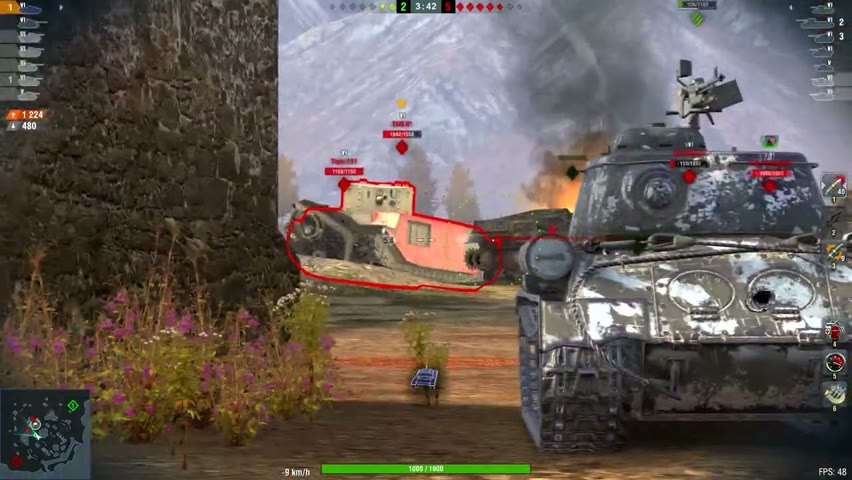 AT8 4495DMG 5Kills | World of Tanks Blitz | Nikitavasin297