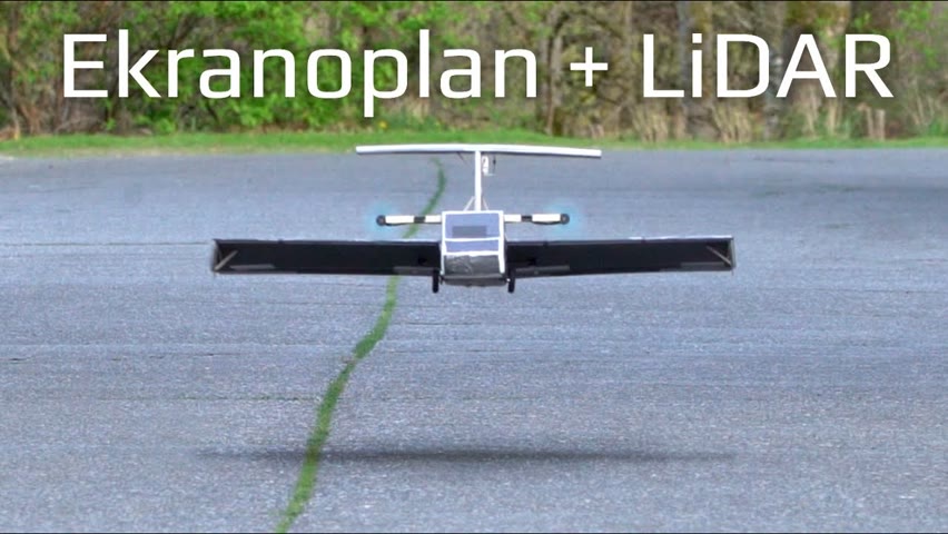 R/C Ground Effect Vehicle with LiDAR Altitude Control