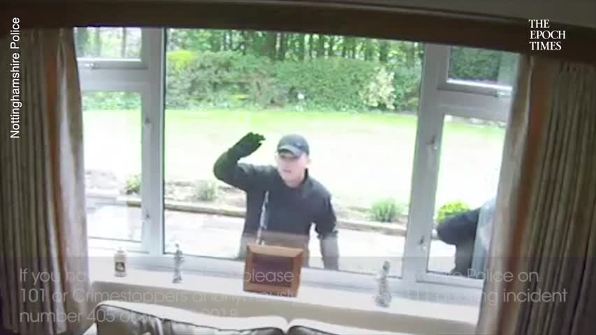 Caught on Camera: Burglars Try to Disguise Themselves