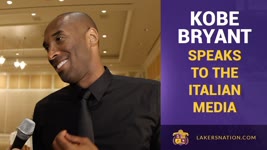 Lakers Kobe Bryant Speaks Fluent Italian