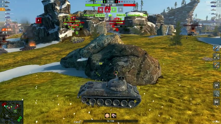 Skoda T50 7061DMG 3Kills | World of Tanks Blitz | __Terr0r1sT__