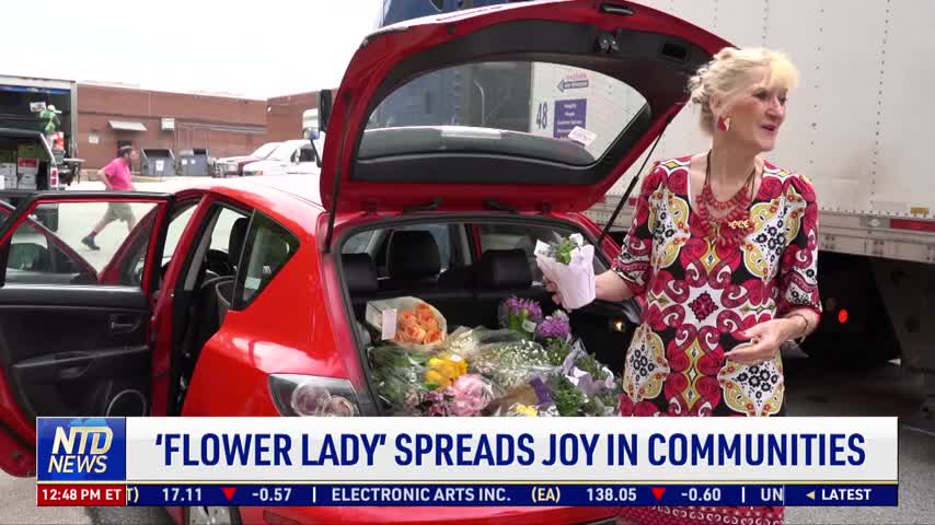 'Flower Lady' Spreads Joy in Communities