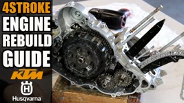 Husky FE 350 build - How to rebuild 4 stroke engine on a dirt bike, step by step guide