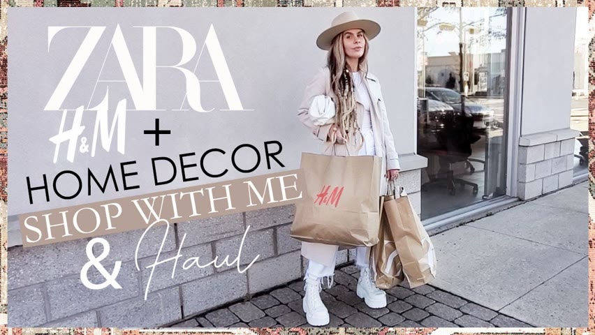 COME SHOP WITH ME & HAUL | MEET MY HUBBY | ZARA | H&M | HOME DECOR