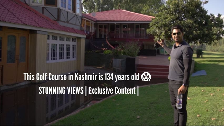This Golf Course in Kashmir is 134 years old 😱  STUNNING VIEWS | Exclusive Content |