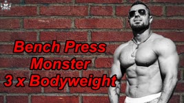 The Bench Press Monster Roman Eremashvili | 3 x Bodyweight